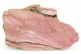 Polished Pink Opal Section - Western Australia #353387-1